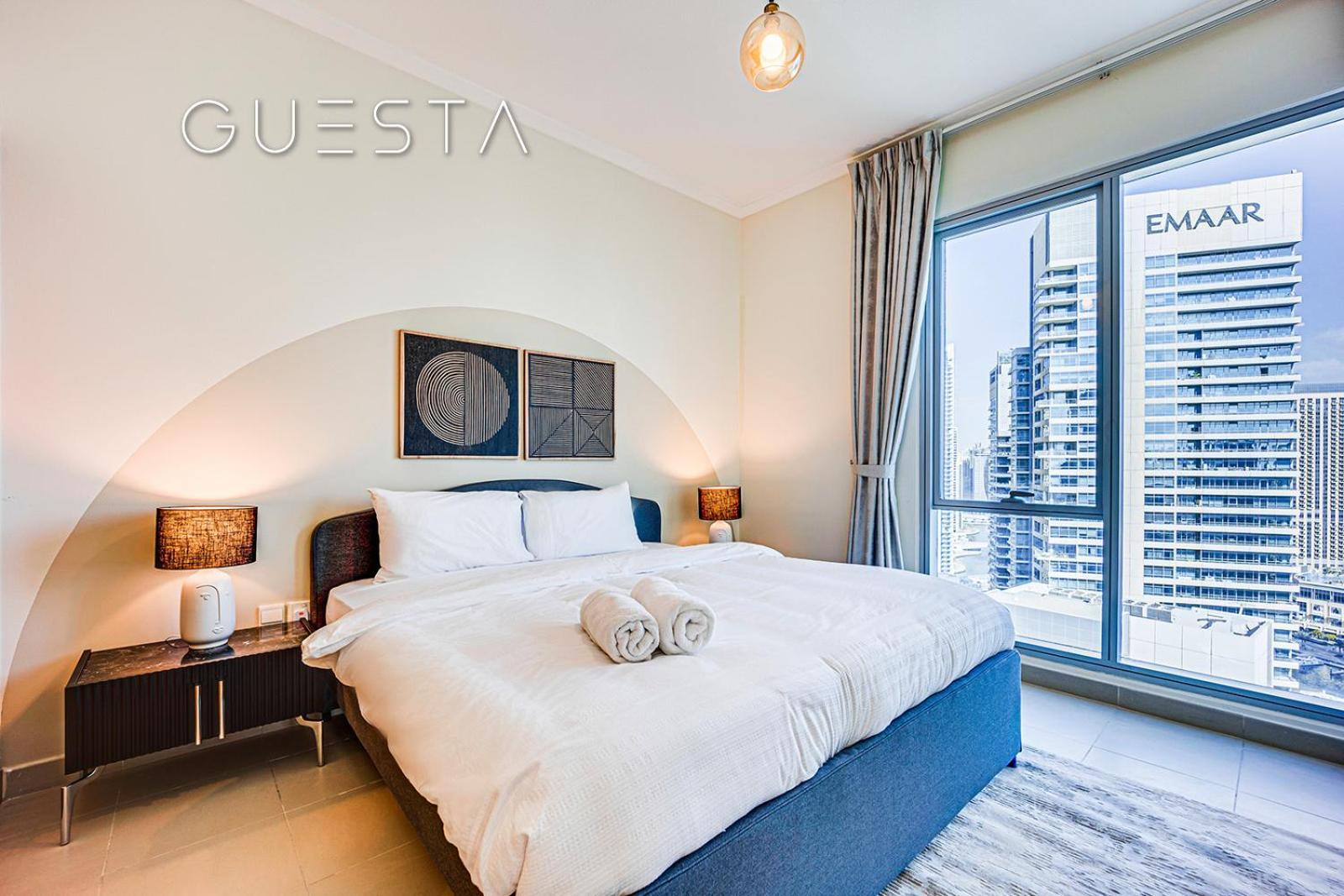 דירות Marina Promenade - Paloma Tower, Dubai Marina חדר תמונה